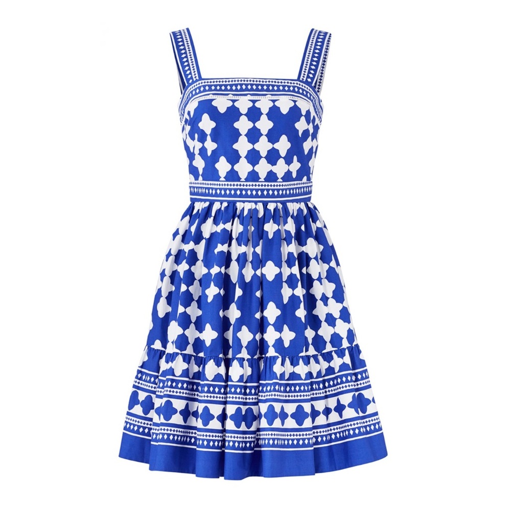 Kate Spade Blue and White Mini Dress